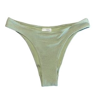 H&M SAGE green bikini bottoms size US 2 EUR 34